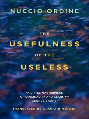 cover image of The Usefulness of the Useless